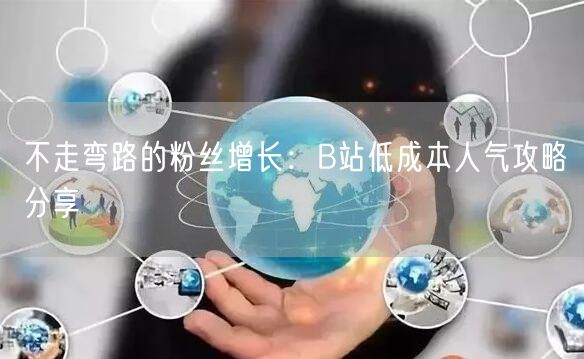 不走弯路的粉丝增长：B站低成本人气攻略分享
