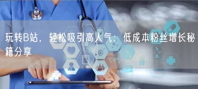 玩转B站，轻松吸引高人气：低成本粉丝增长秘籍分享