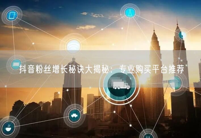 抖音粉丝增长秘诀大揭秘：专业购买平台推荐