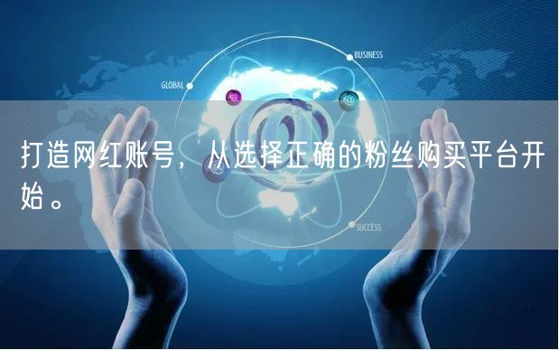打造网红账号，从选择正确的粉丝购买平台开始。