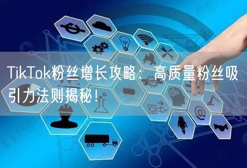 TikTok粉丝增长攻略：高质量粉丝吸引力法则揭秘！