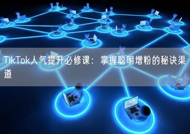 TikTok人气提升必修课：掌握聪明增粉的秘诀渠道