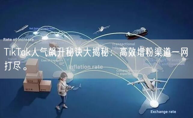 TikTok人气飙升秘诀大揭秘：高效增粉渠道一网打尽。