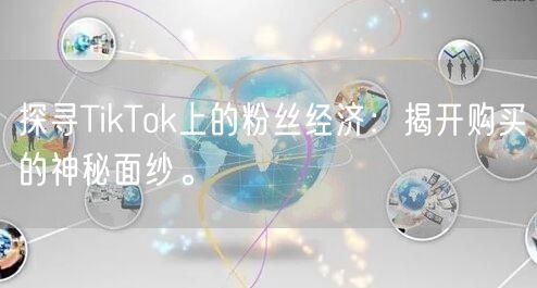 探寻TikTok上的粉丝经济：揭开购买的神秘面纱。