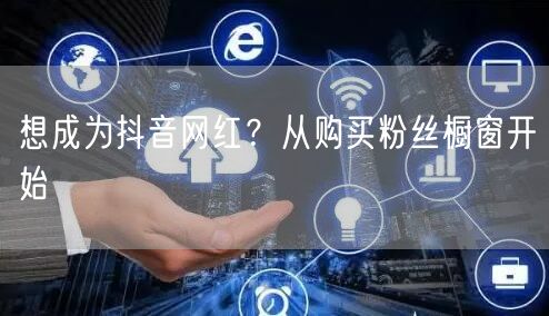 想成为抖音网红？从购买粉丝橱窗开始