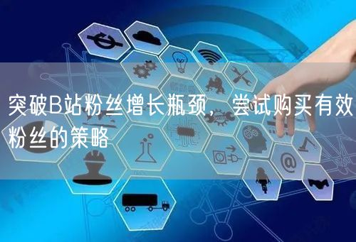 突破B站粉丝增长瓶颈，尝试购买有效粉丝的策略