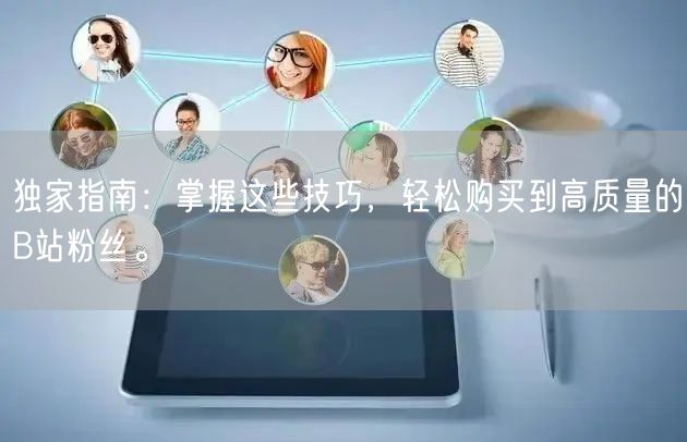 独家指南：掌握这些技巧，轻松购买到高质量的B站粉丝。