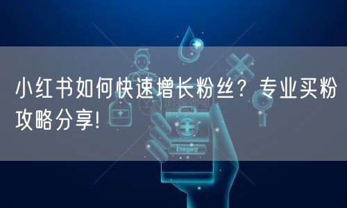 小红书如何快速增长粉丝？专业买粉攻略分享!
