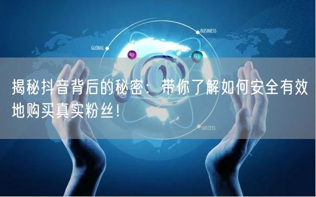 揭秘抖音背后的秘密：带你了解如何安全有效地购买真实粉丝！