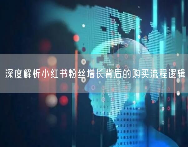 深度解析小红书粉丝增长背后的购买流程逻辑