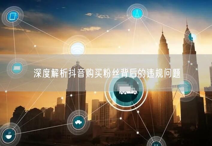 深度解析抖音购买粉丝背后的违规问题