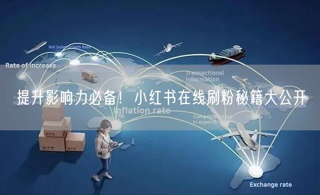 提升影响力必备！小红书在线刷粉秘籍大公开