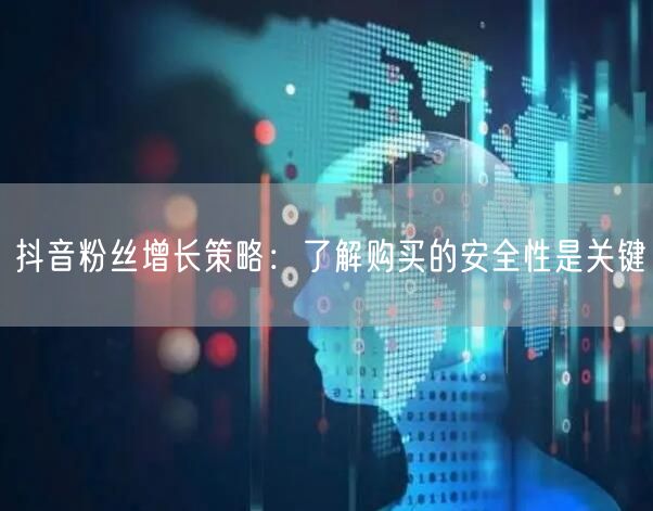 抖音粉丝增长策略：了解购买的安全性是关键