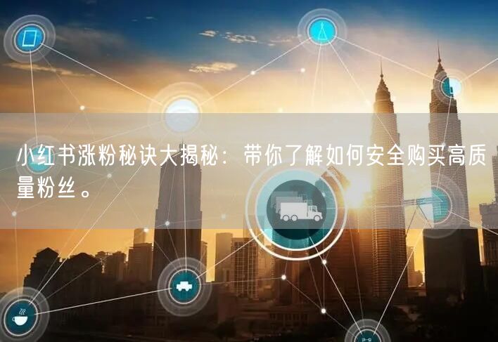 小红书涨粉秘诀大揭秘：带你了解如何安全购买高质量粉丝。