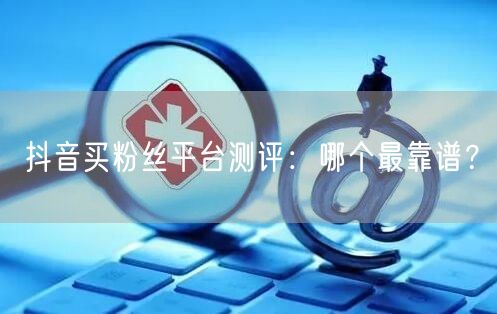 抖音买粉丝平台测评：哪个最靠谱？