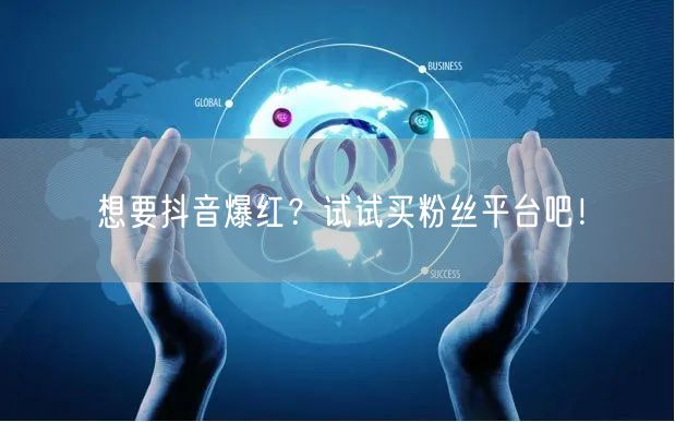 想要抖音爆红？试试买粉丝平台吧！