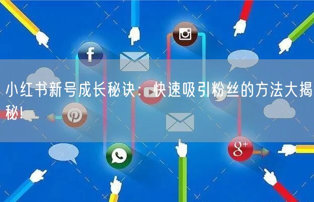 小红书新号成长秘诀：快速吸引粉丝的方法大揭秘!