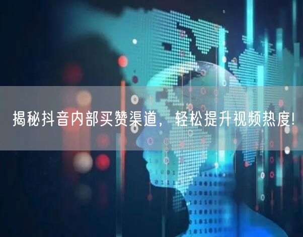 揭秘抖音内部买赞渠道，轻松提升视频热度!