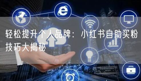 轻松提升个人品牌：小红书自助买粉技巧大揭秘
