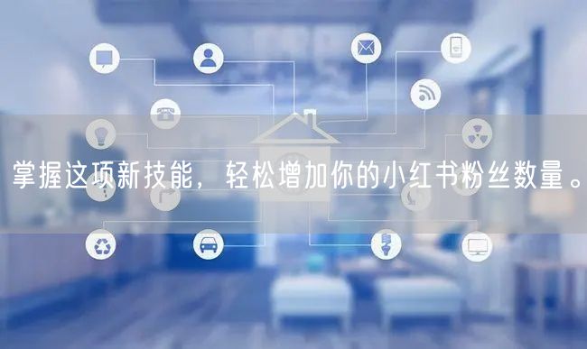 掌握这项新技能，轻松增加你的小红书粉丝数量。