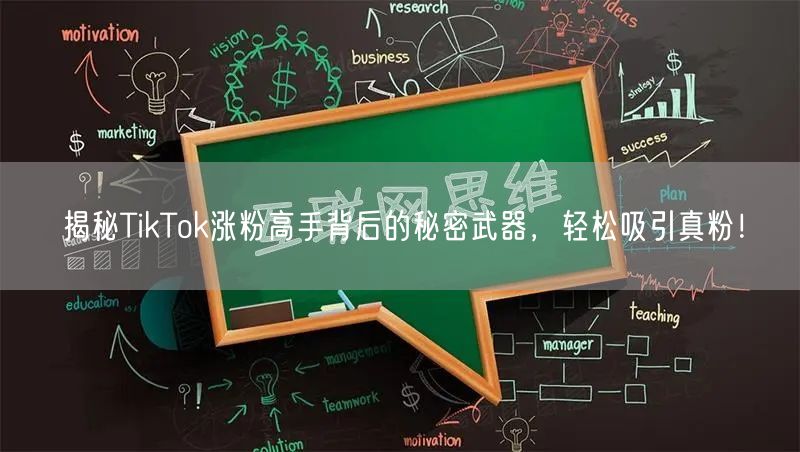 揭秘TikTok涨粉高手背后的秘密武器，轻松吸引真粉！